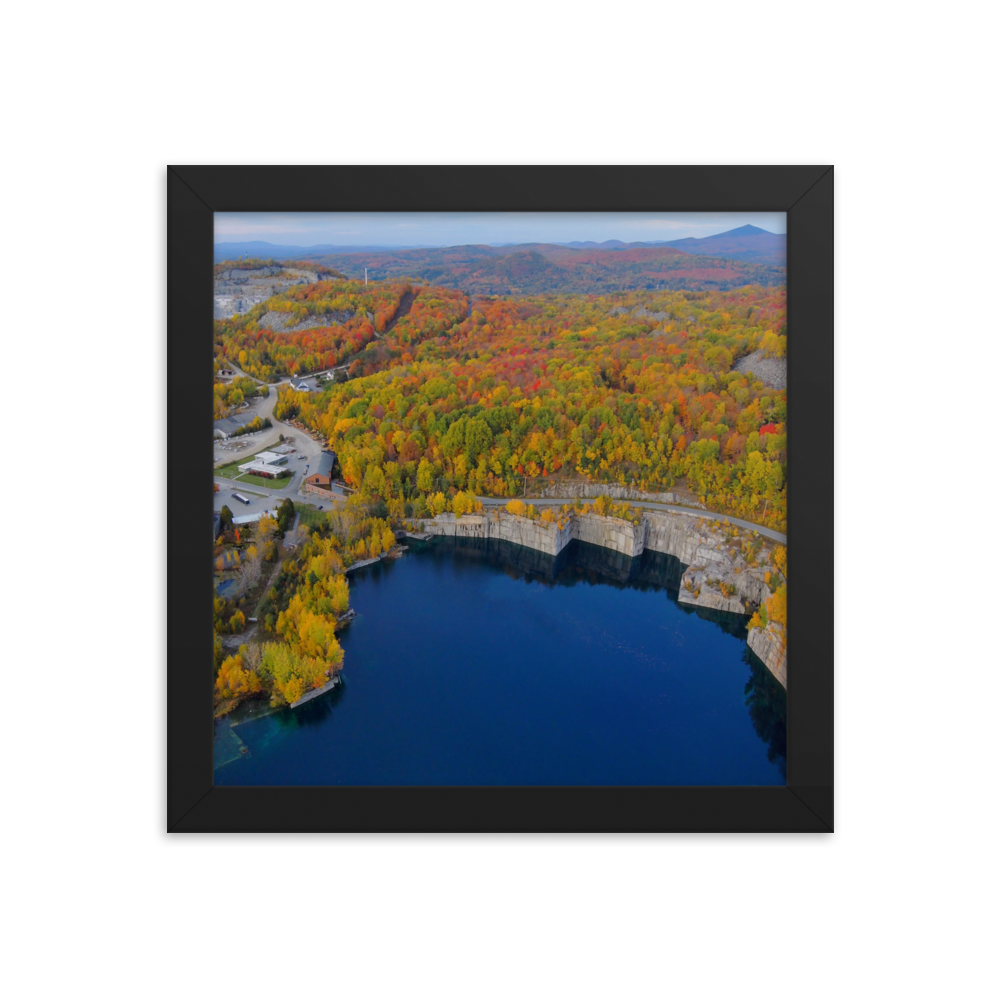 Rock of Ages Quarry - Framed photo paper poster