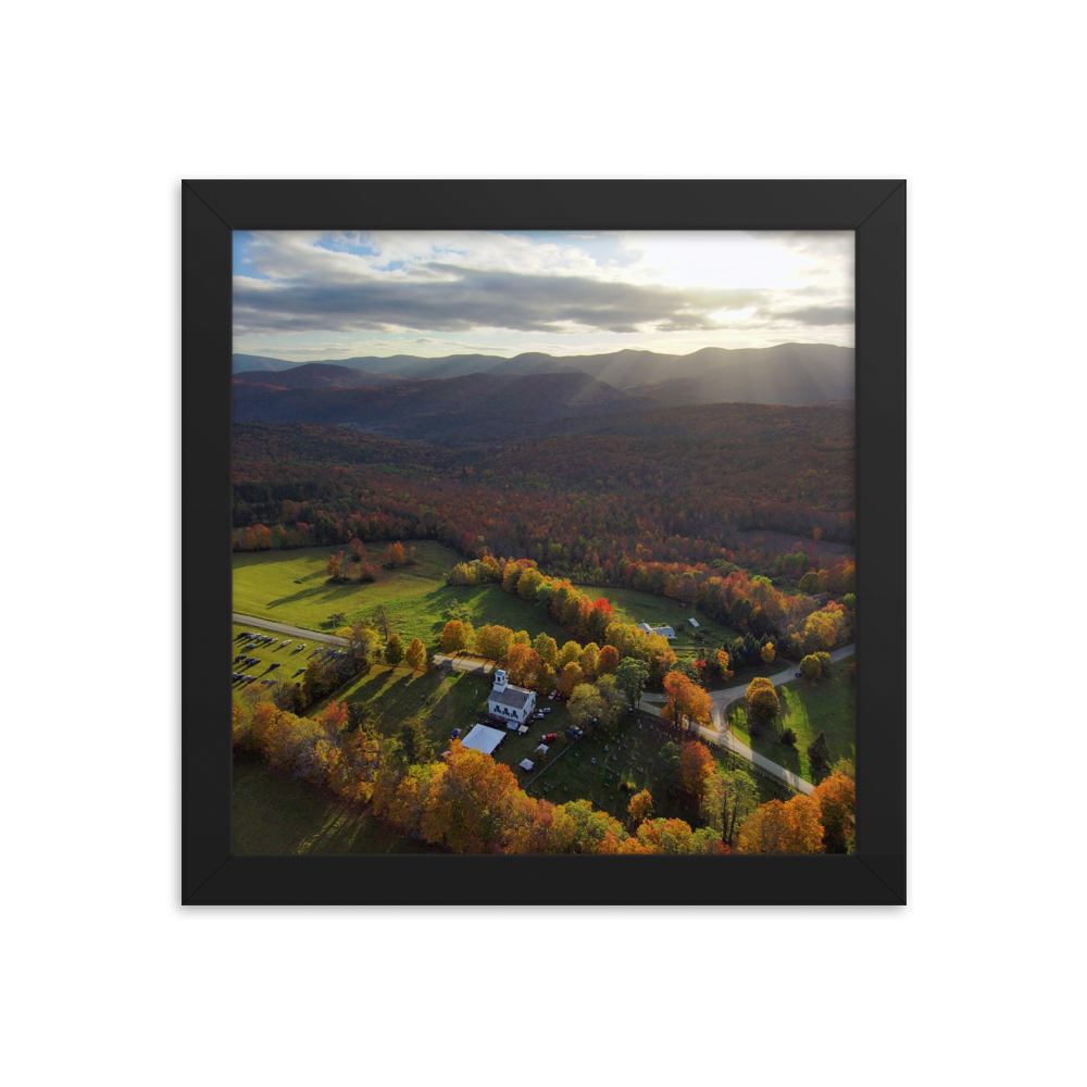 Braintree Sunset - Framed photo paper poster