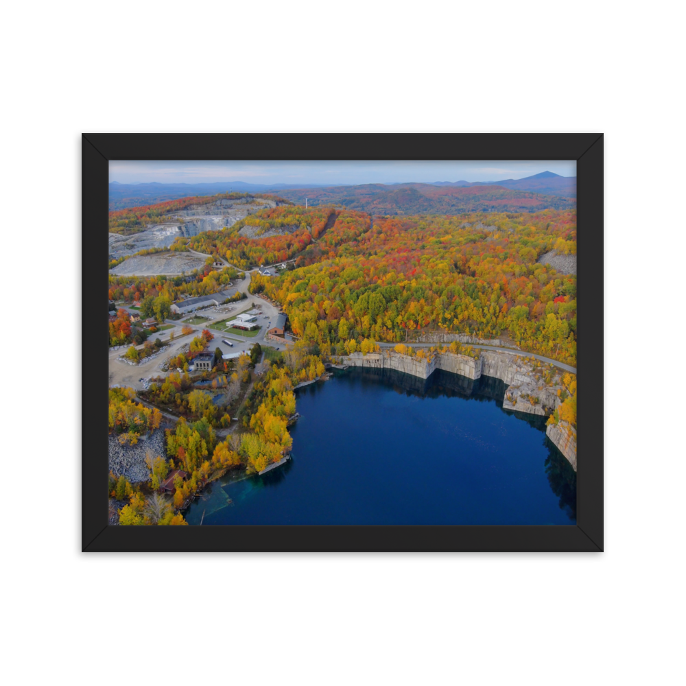 Rock of Ages Quarry - Framed photo paper poster