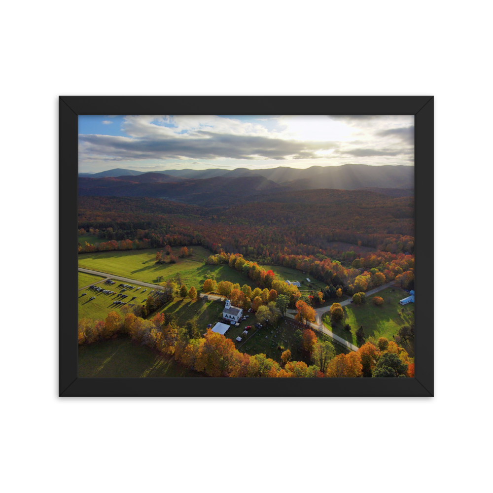 Braintree Sunset - Framed photo paper poster