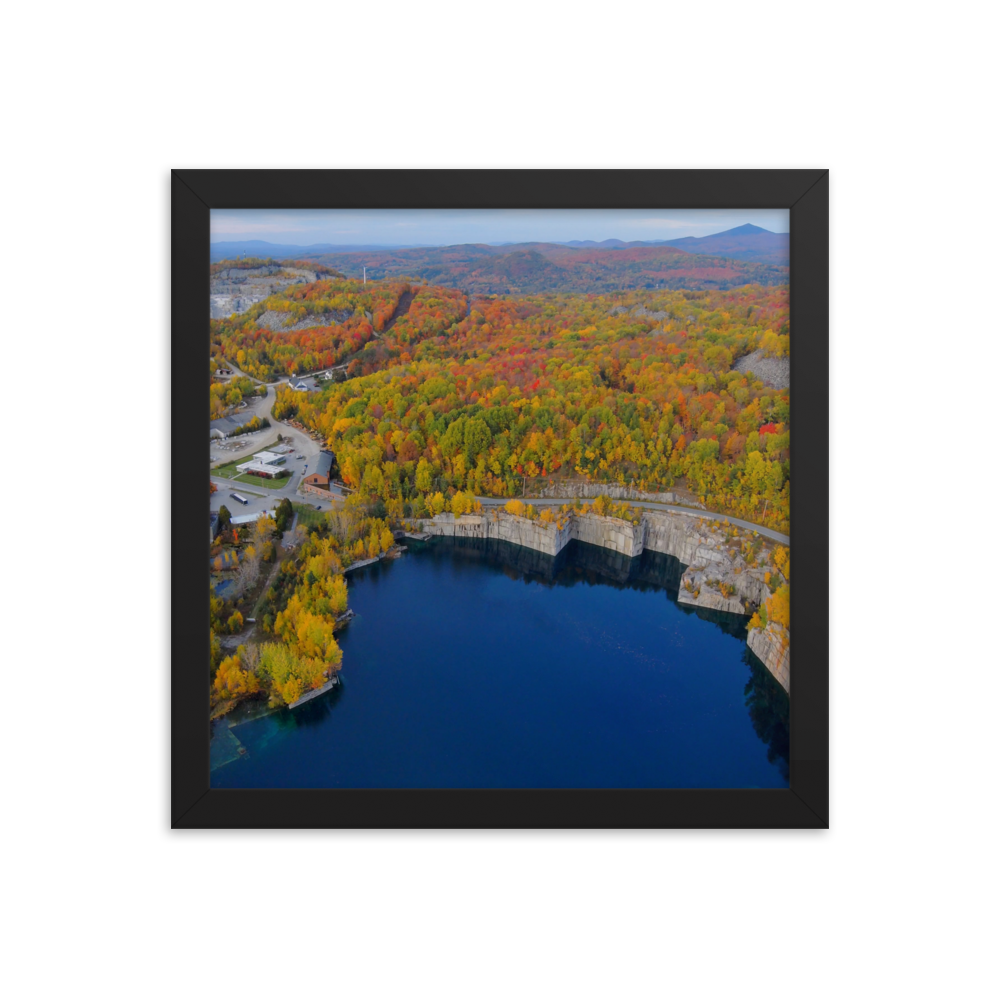 Rock of Ages Quarry - Framed photo paper poster