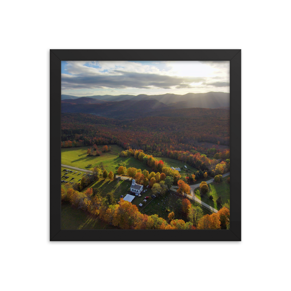 Braintree Sunset - Framed photo paper poster