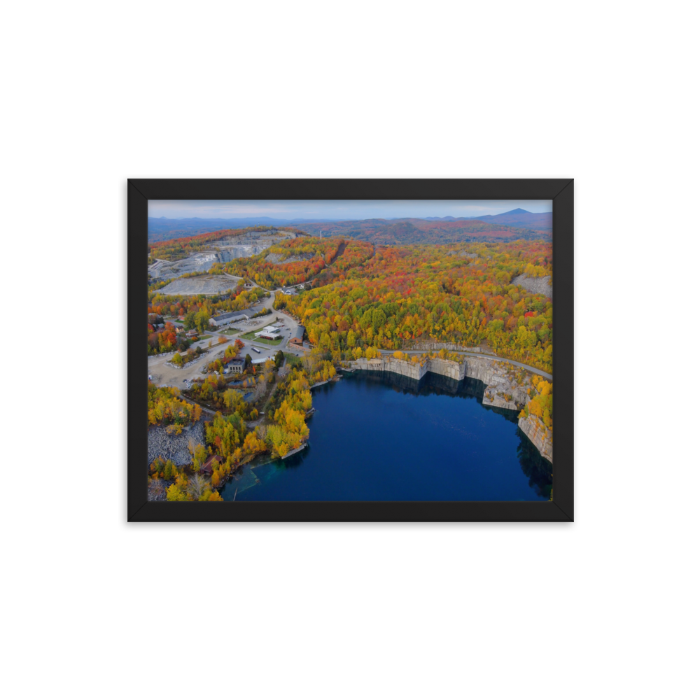 Rock of Ages Quarry - Framed photo paper poster