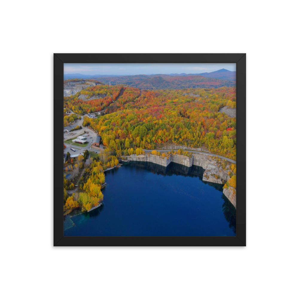 Rock of Ages Quarry - Framed photo paper poster