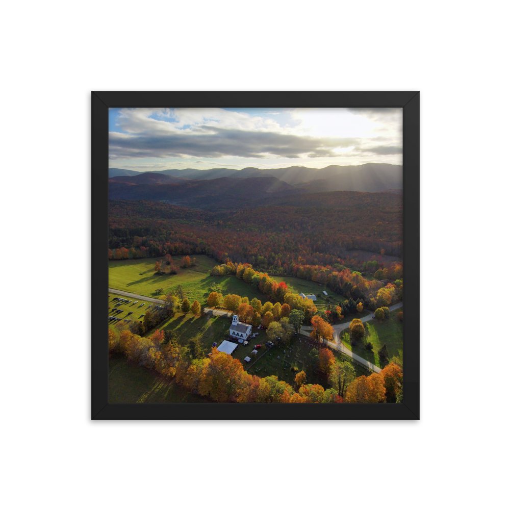 Braintree Sunset - Framed photo paper poster