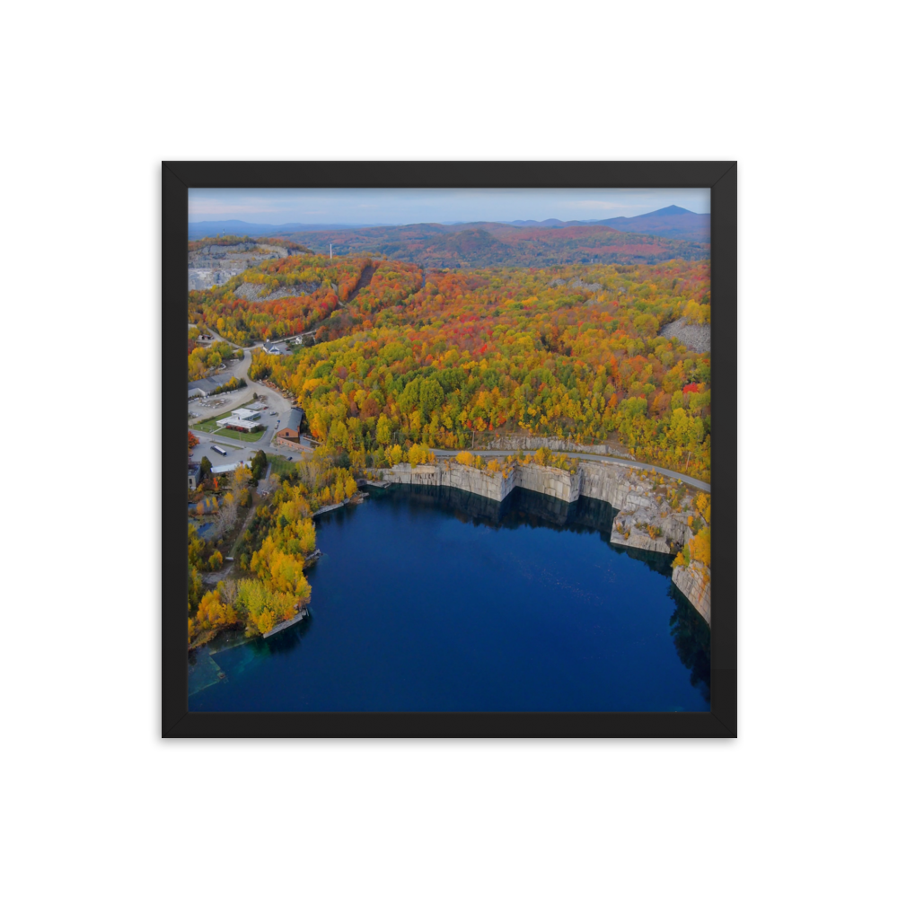 Rock of Ages Quarry - Framed photo paper poster