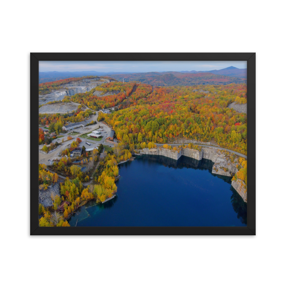 Rock of Ages Quarry - Framed photo paper poster