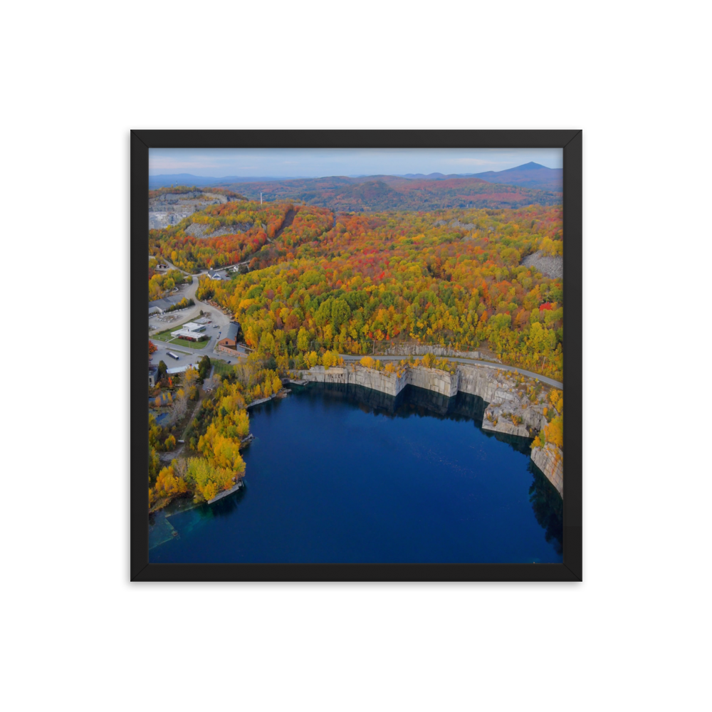 Rock of Ages Quarry - Framed photo paper poster