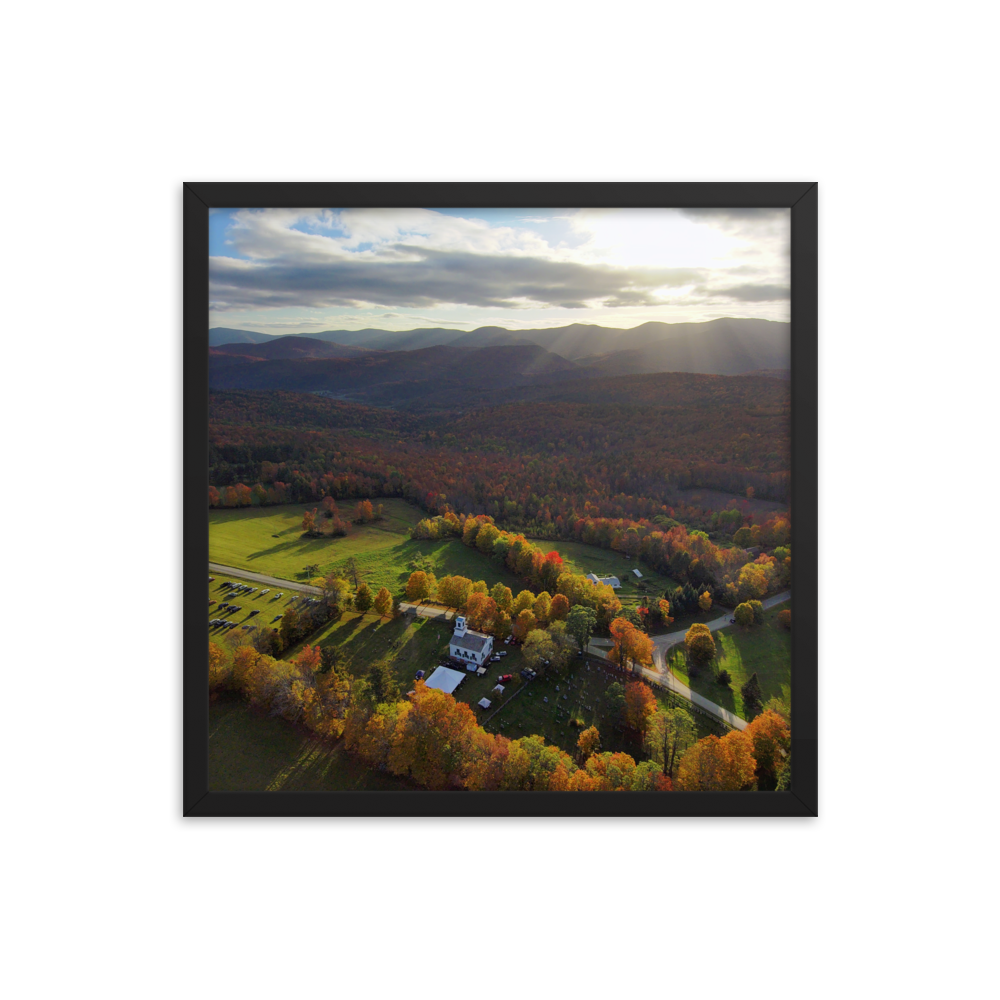 Braintree Sunset - Framed photo paper poster