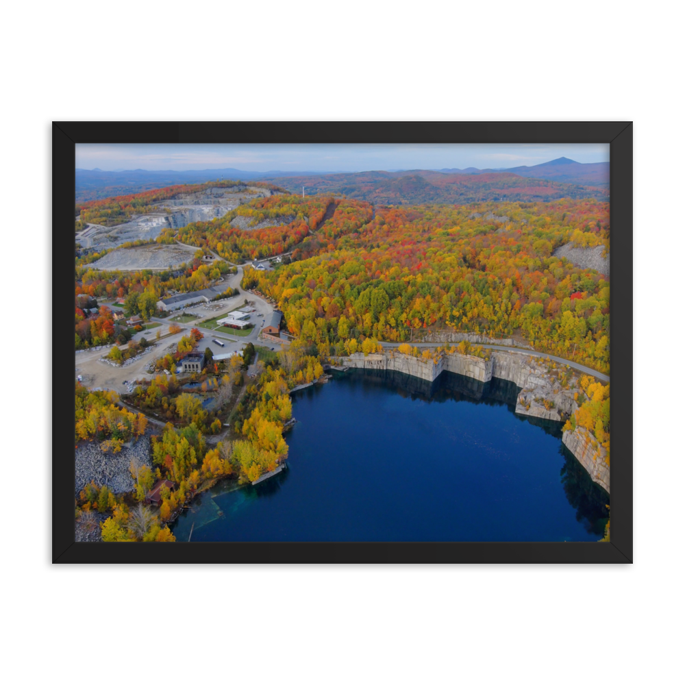 Rock of Ages Quarry - Framed photo paper poster