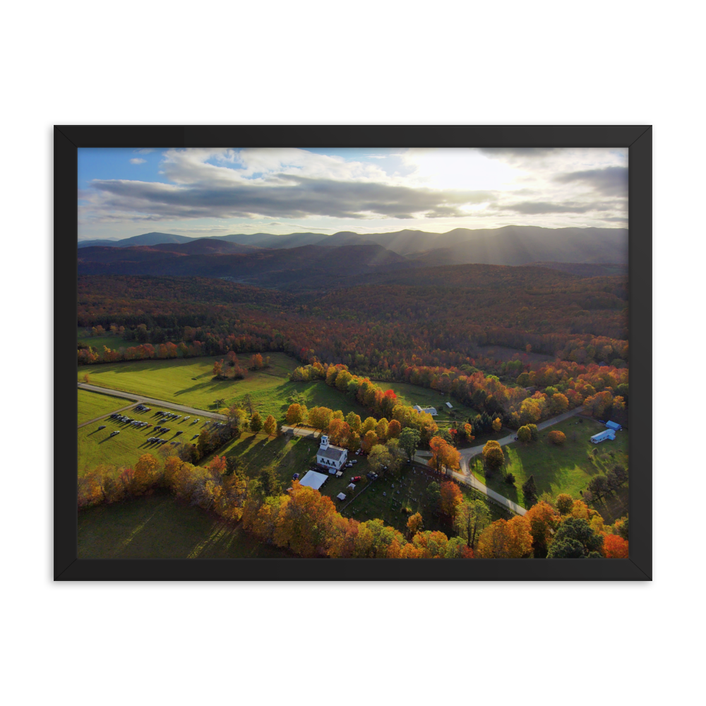 Braintree Sunset - Framed photo paper poster