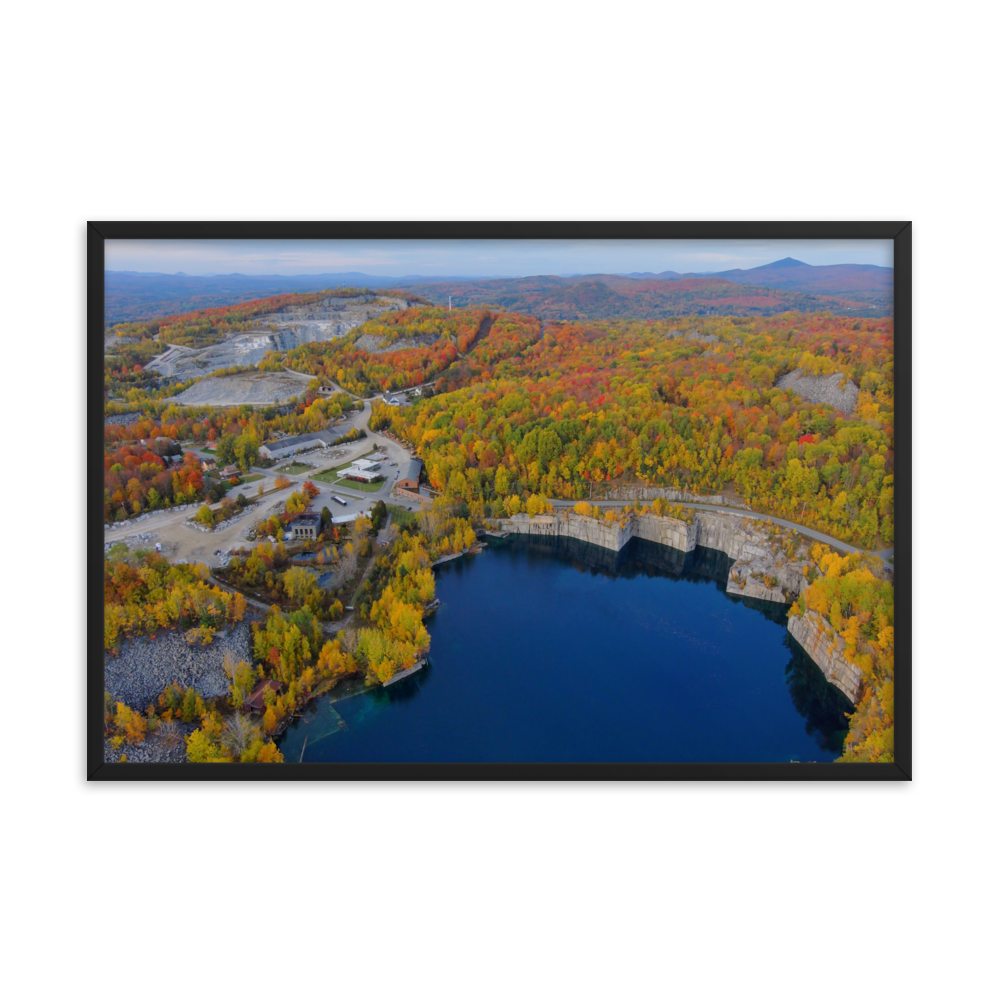 Rock of Ages Quarry - Framed photo paper poster