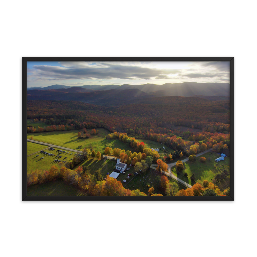 Braintree Sunset - Framed photo paper poster