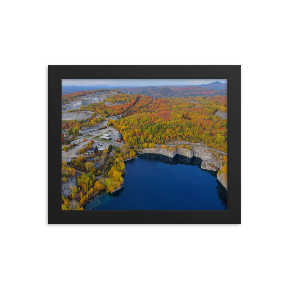 Rock of Ages Quarry - Framed photo paper poster
