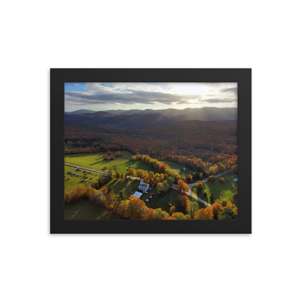 Braintree Sunset - Framed photo paper poster