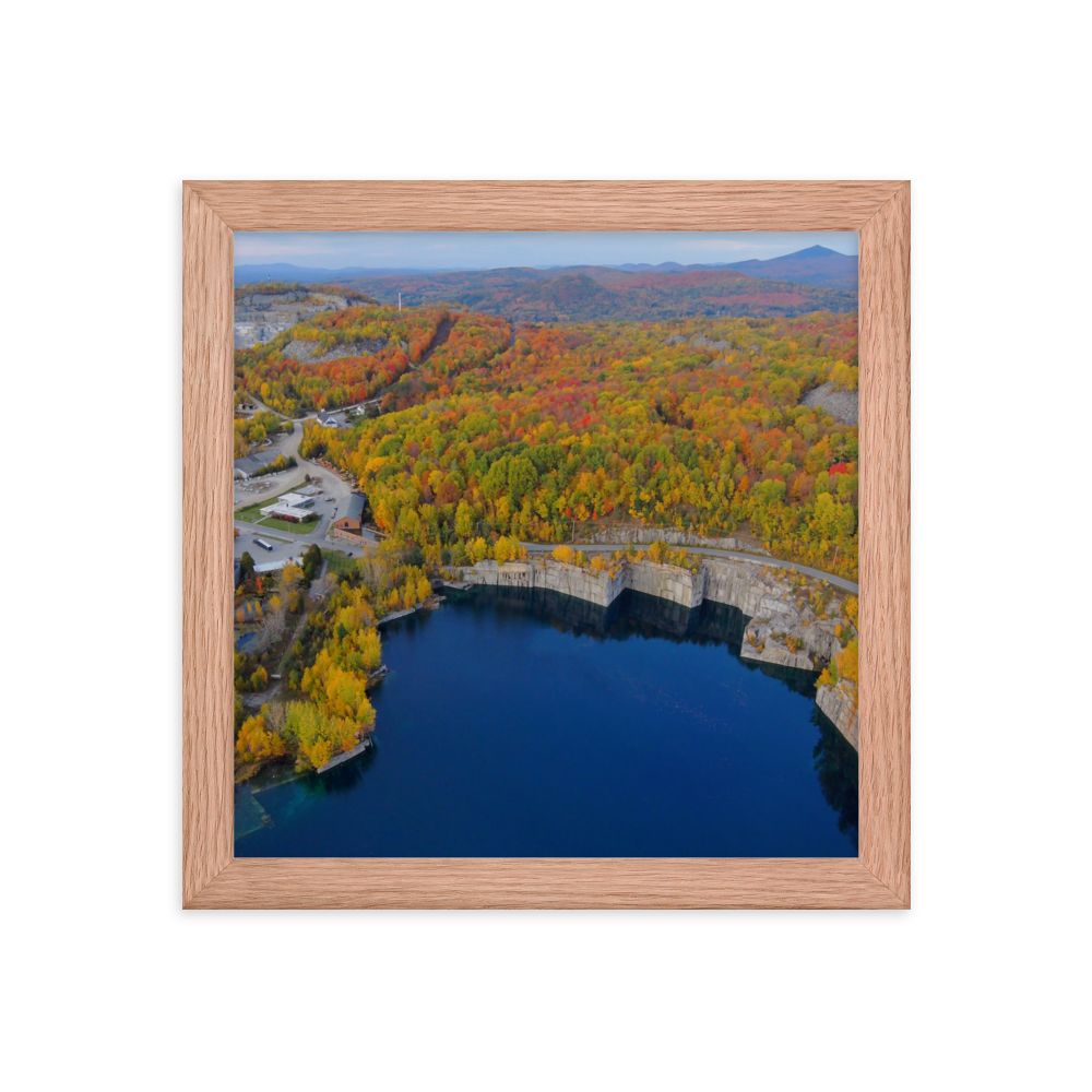Rock of Ages Quarry - Framed photo paper poster