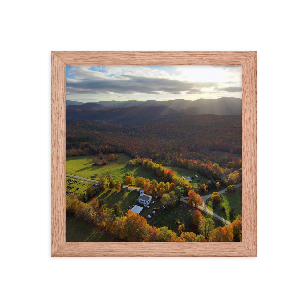 Braintree Sunset - Framed photo paper poster
