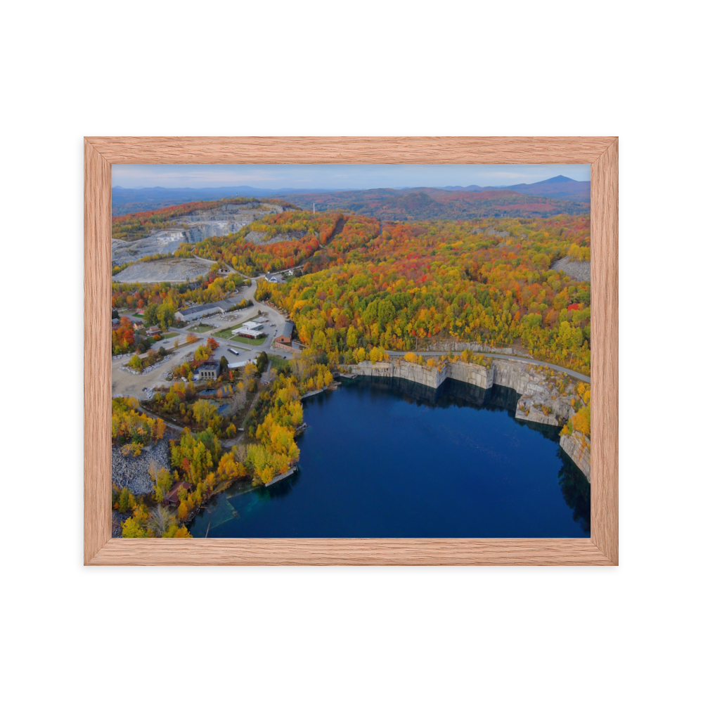 Rock of Ages Quarry - Framed photo paper poster