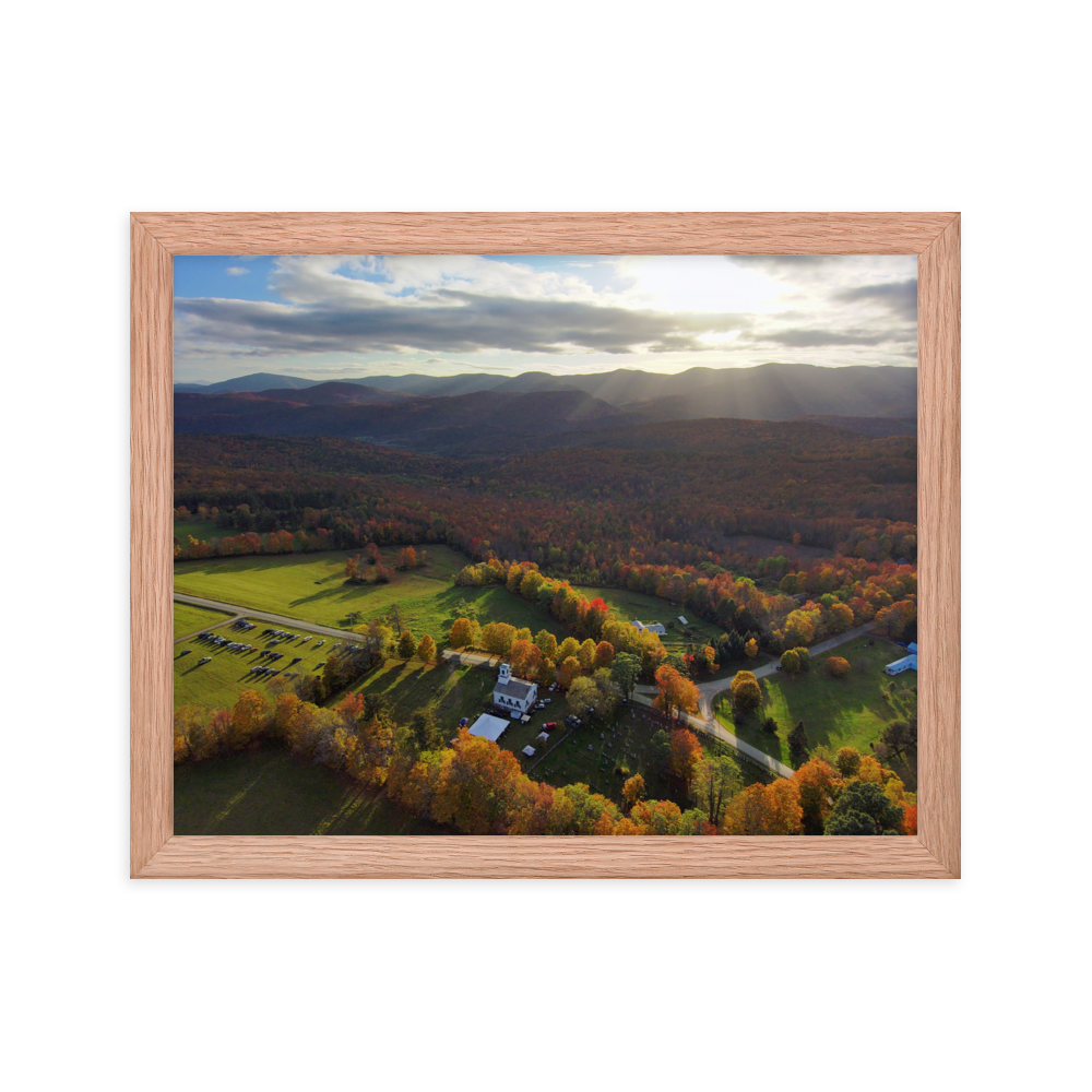 Braintree Sunset - Framed photo paper poster