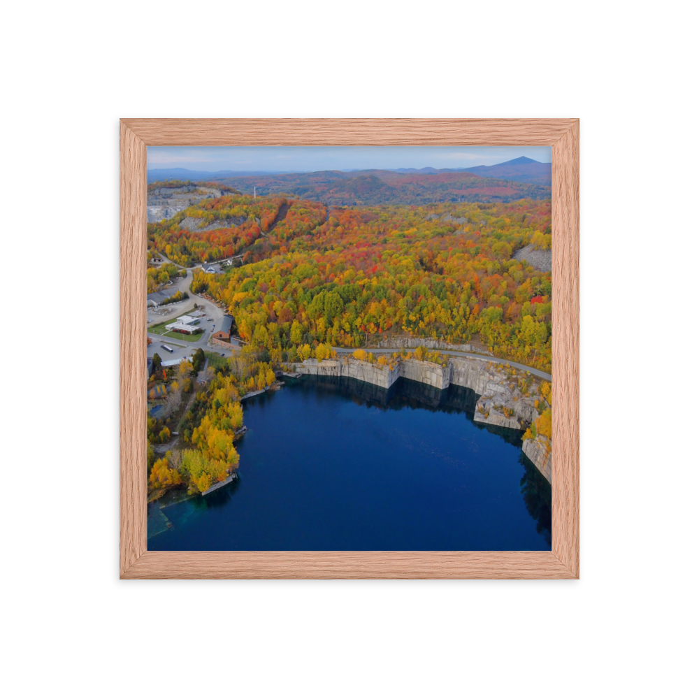 Rock of Ages Quarry - Framed photo paper poster