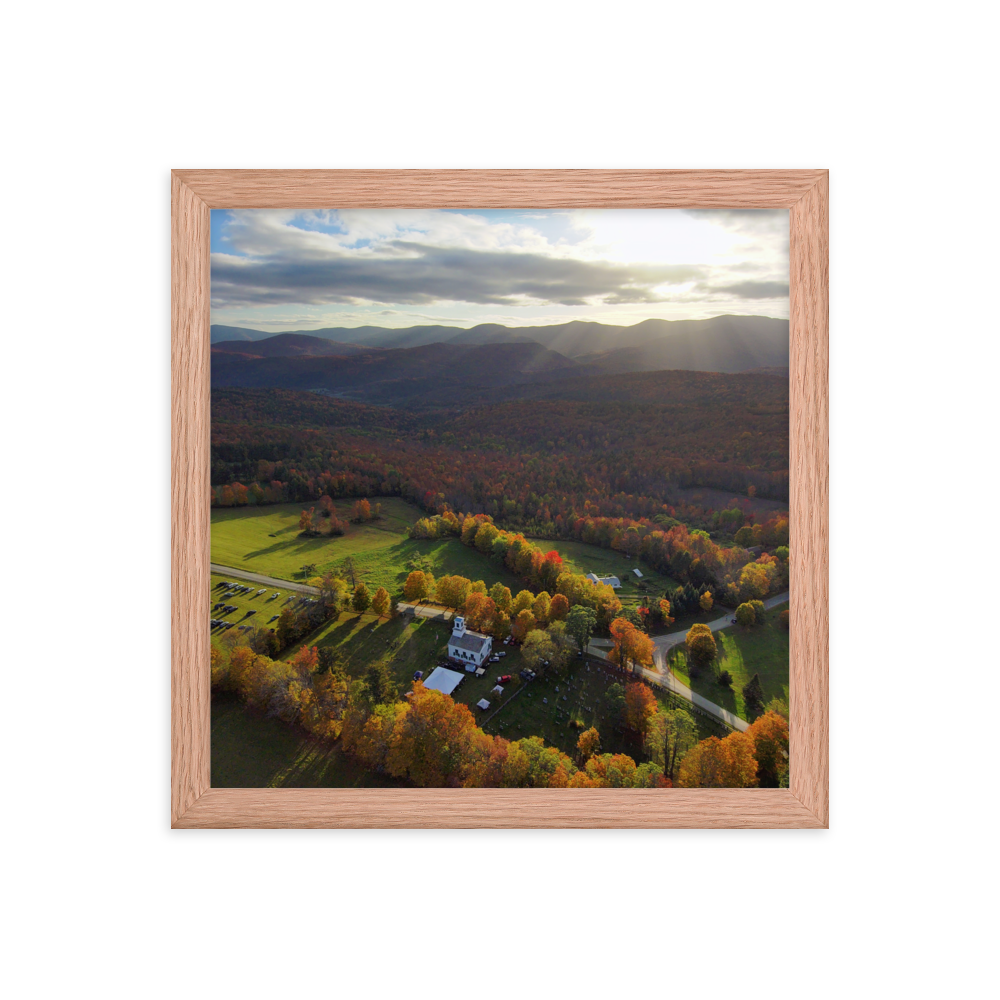 Braintree Sunset - Framed photo paper poster