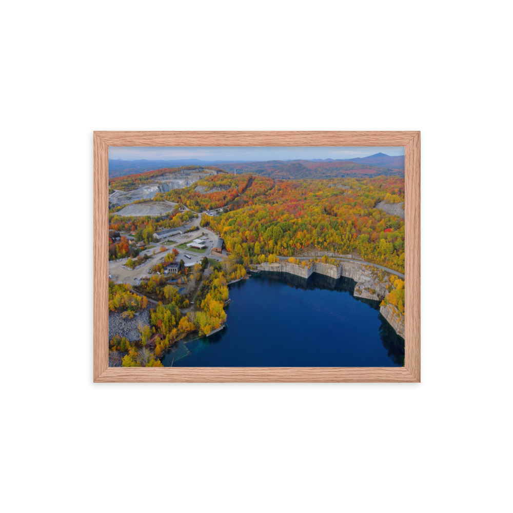 Rock of Ages Quarry - Framed photo paper poster