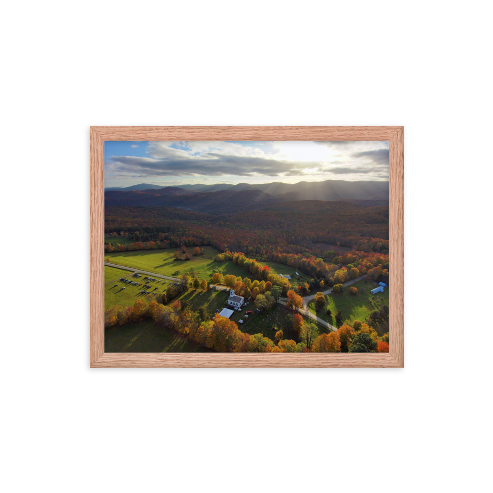 Braintree Sunset - Framed photo paper poster