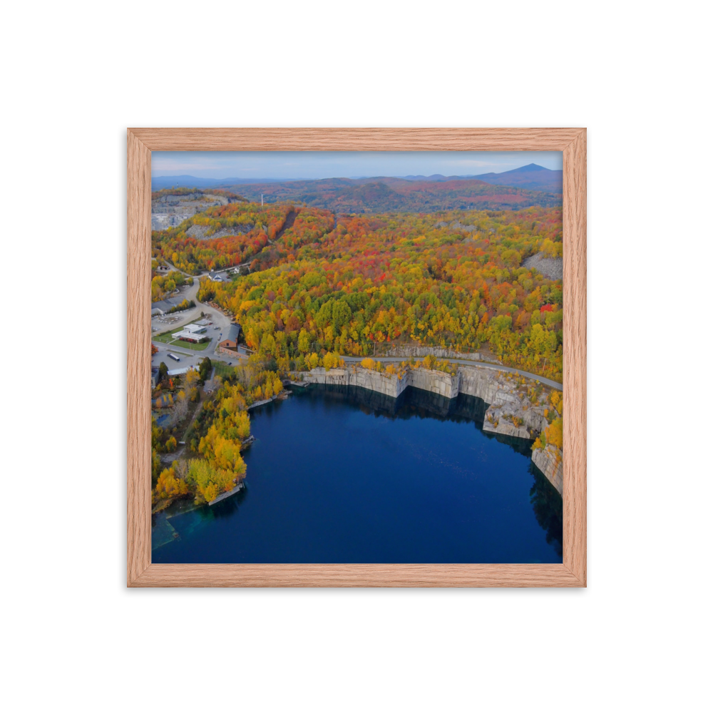 Rock of Ages Quarry - Framed photo paper poster