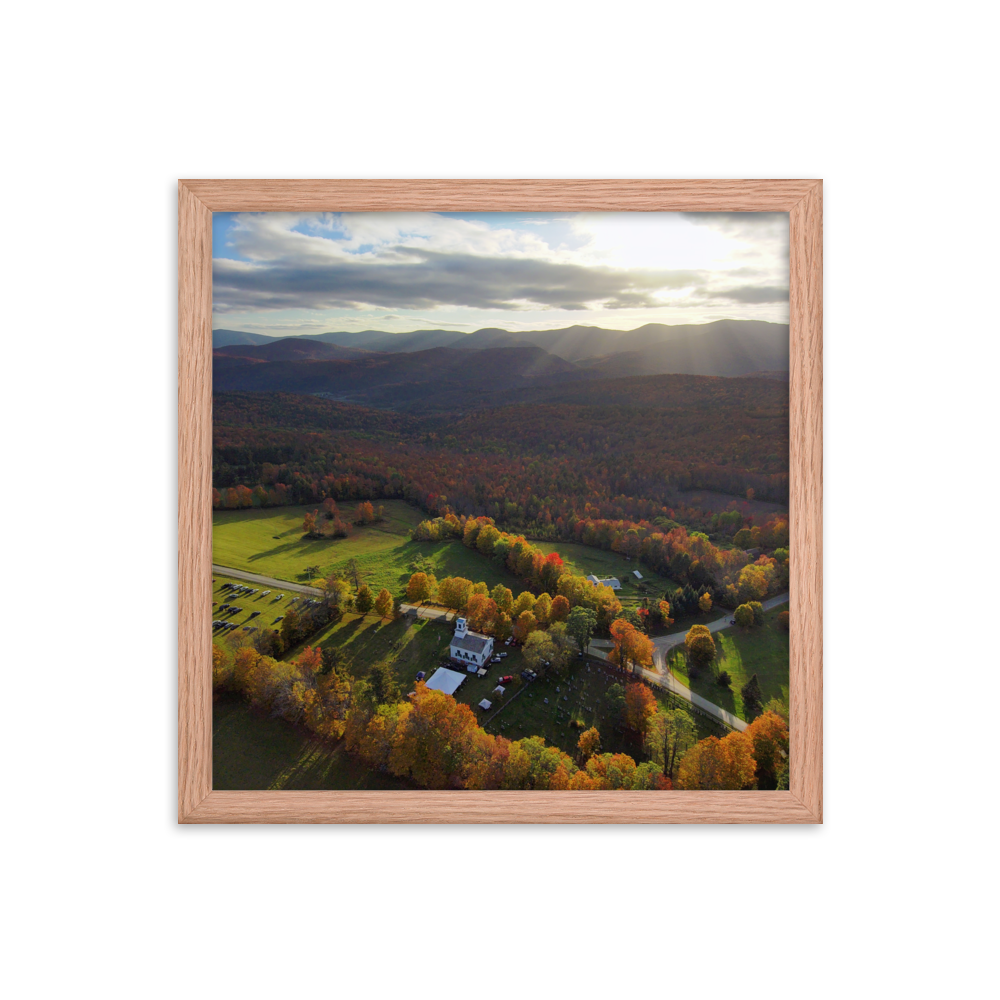 Braintree Sunset - Framed photo paper poster