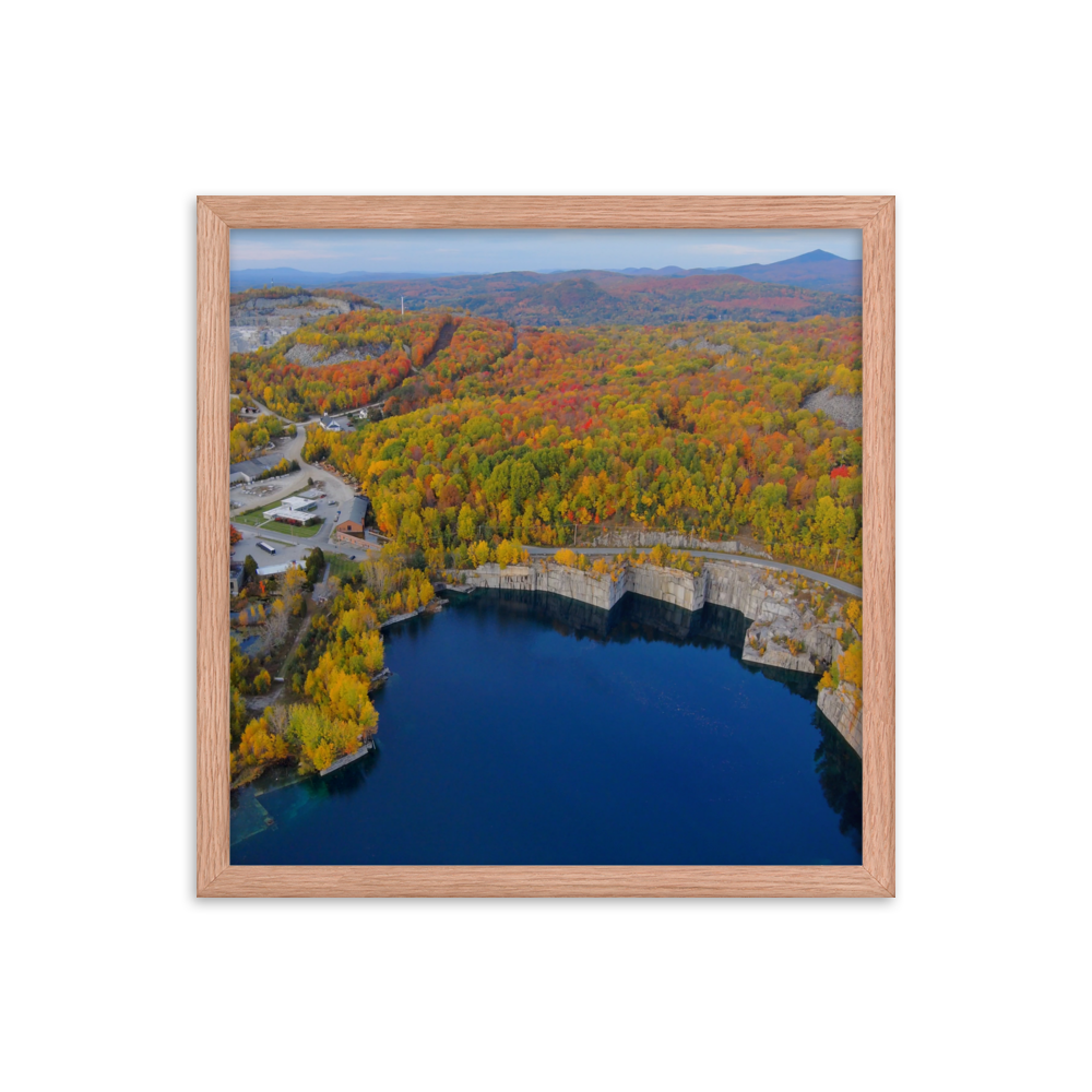 Rock of Ages Quarry - Framed photo paper poster
