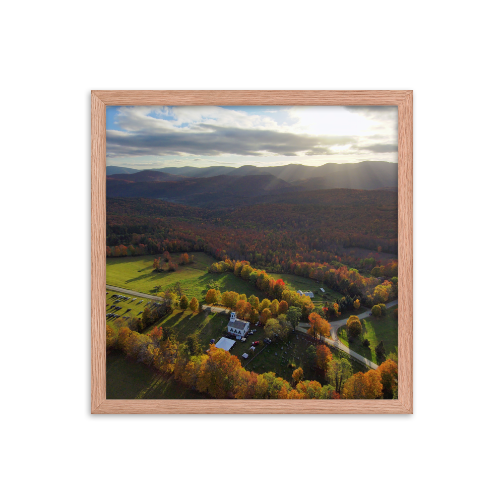 Braintree Sunset - Framed photo paper poster