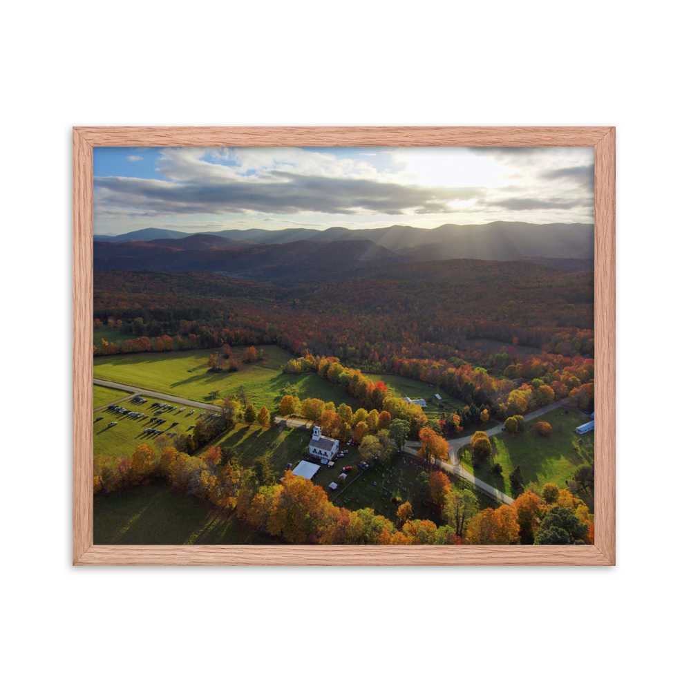 Braintree Sunset - Framed photo paper poster