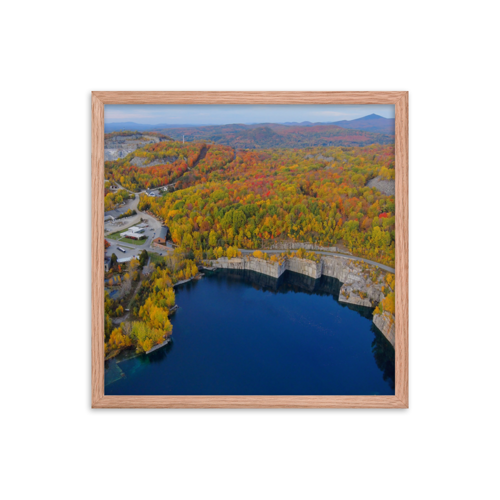 Rock of Ages Quarry - Framed photo paper poster