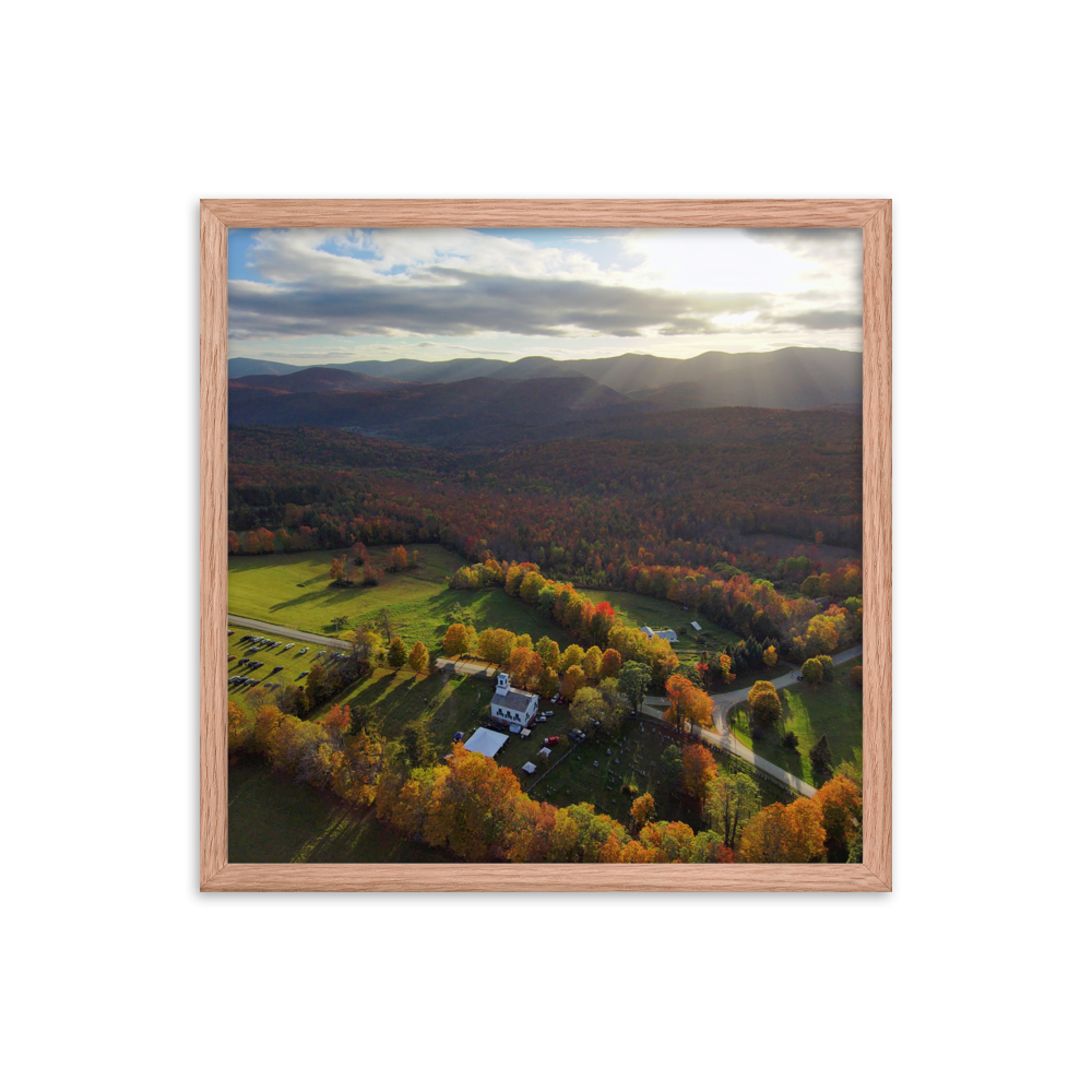Braintree Sunset - Framed photo paper poster