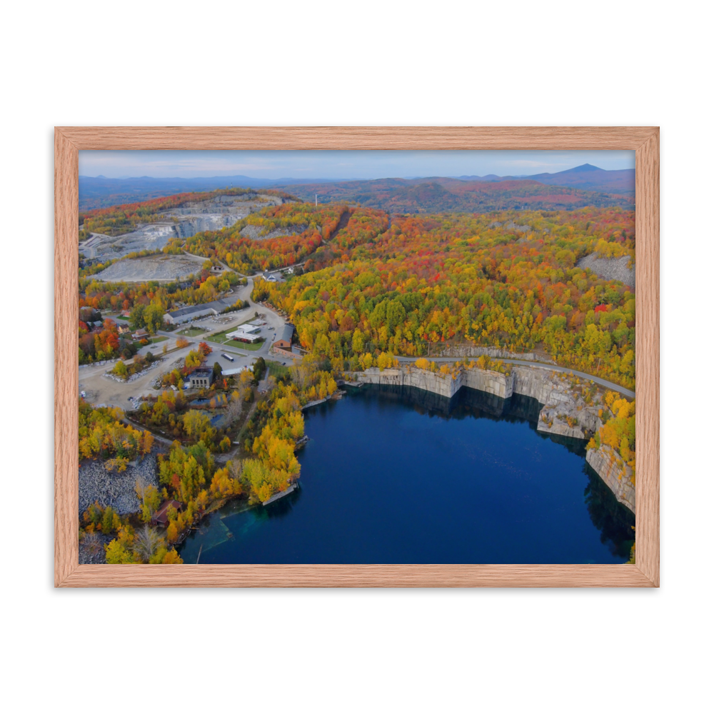 Rock of Ages Quarry - Framed photo paper poster