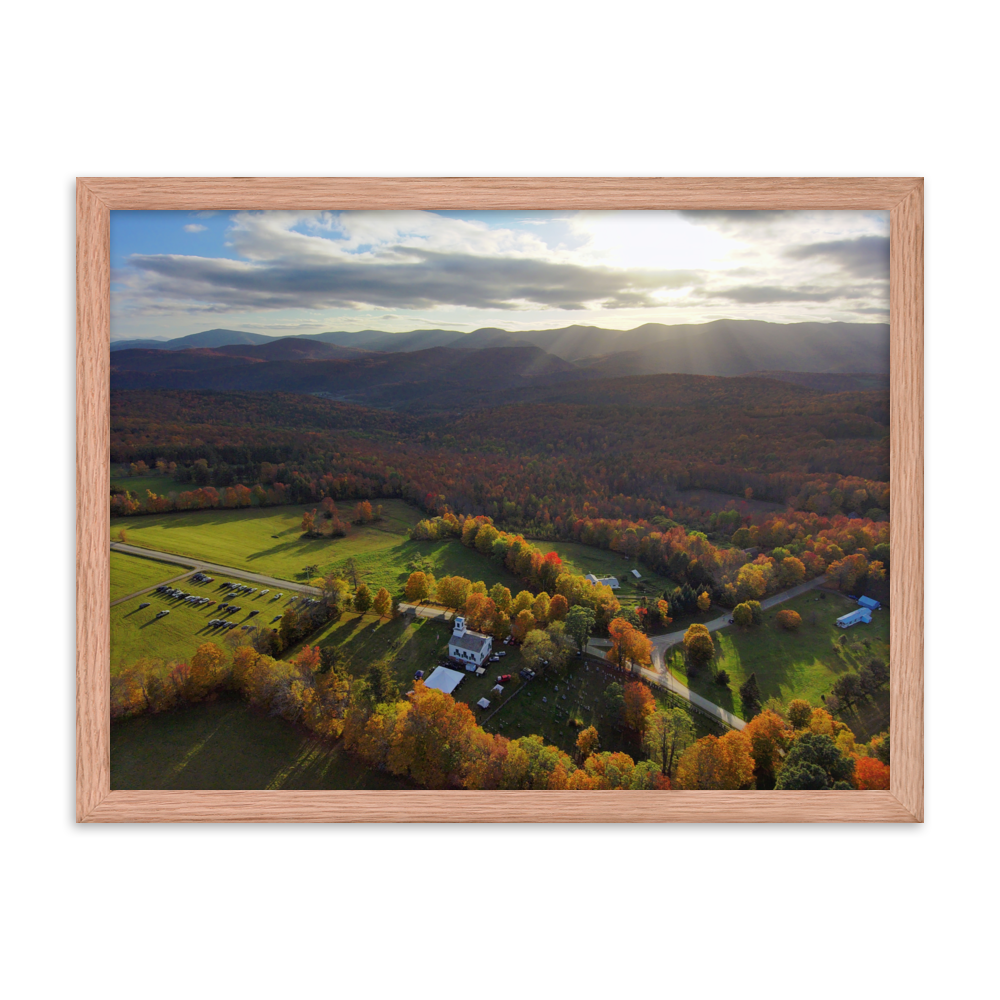 Braintree Sunset - Framed photo paper poster