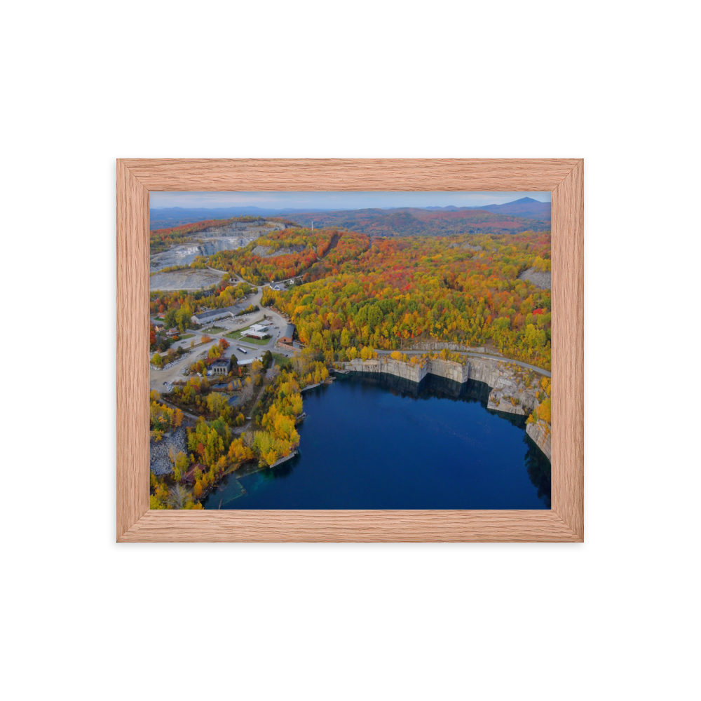 Rock of Ages Quarry - Framed photo paper poster