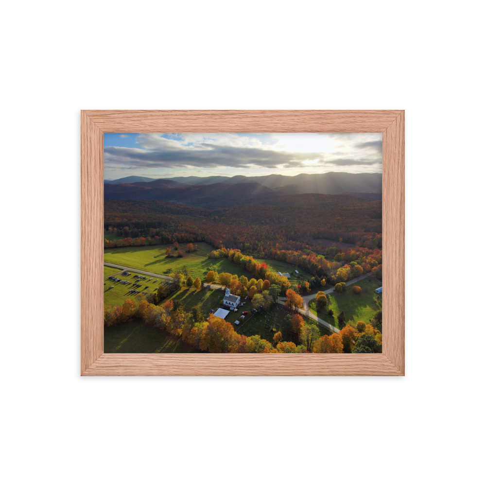 Braintree Sunset - Framed photo paper poster