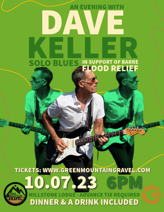 An Evening with Dave Keller - Solo Blues - In Support of Vermont Flood Relief