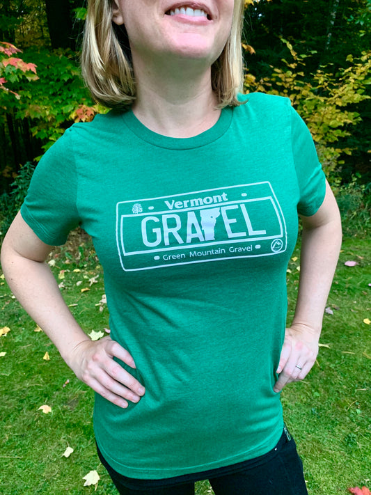 Vermont Gravel License Plate T-Shirt