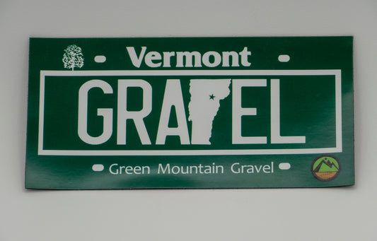 Vermont Gravel License Plate Magnet